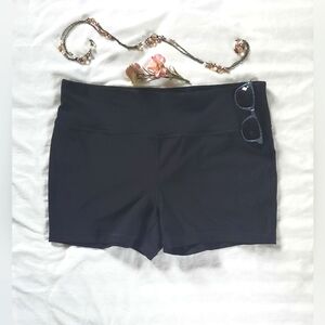 ATHLETIC WORKS 4.5" Black Bike Shorts